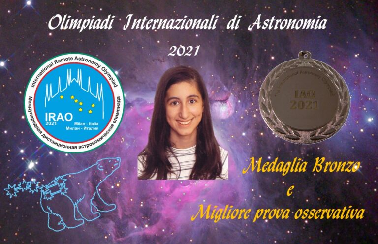 Astronomia, medaglia di bronzo