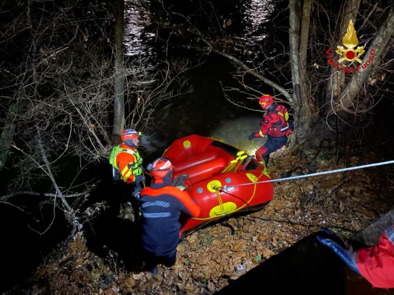 Trascinato dalla corrente a Luino (VA)