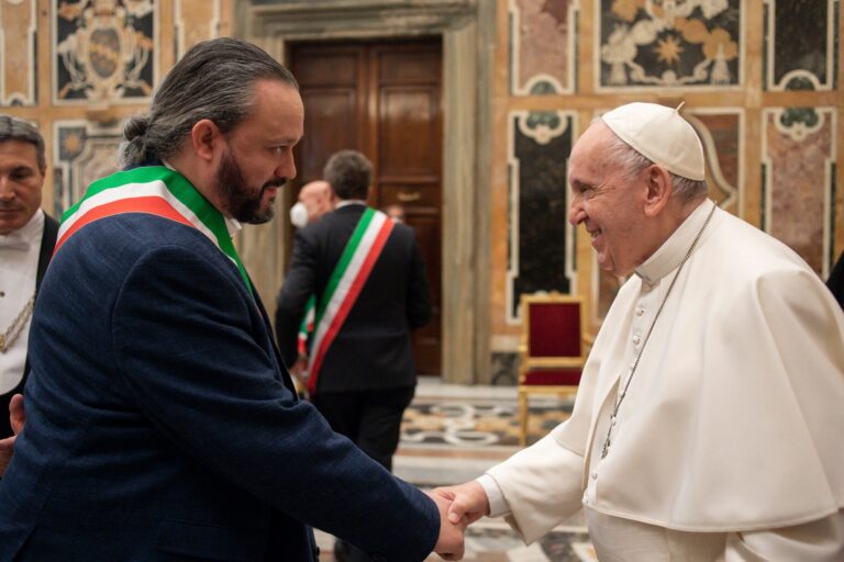 Alan Fabbri e Papa Francesco