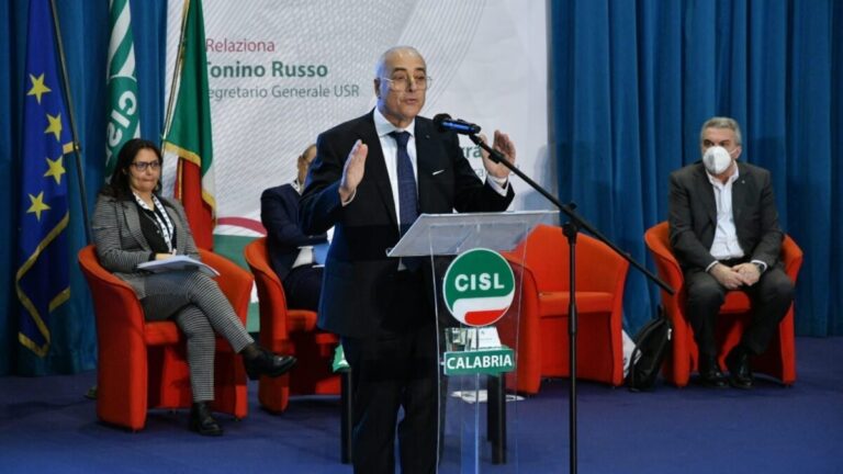 Cisl: Tonino Russo confermato Segretario generale in Calabria