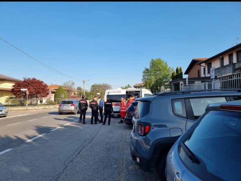 Gli Angeli (Carabinieri), soccorrono donna a Somma Lombardo