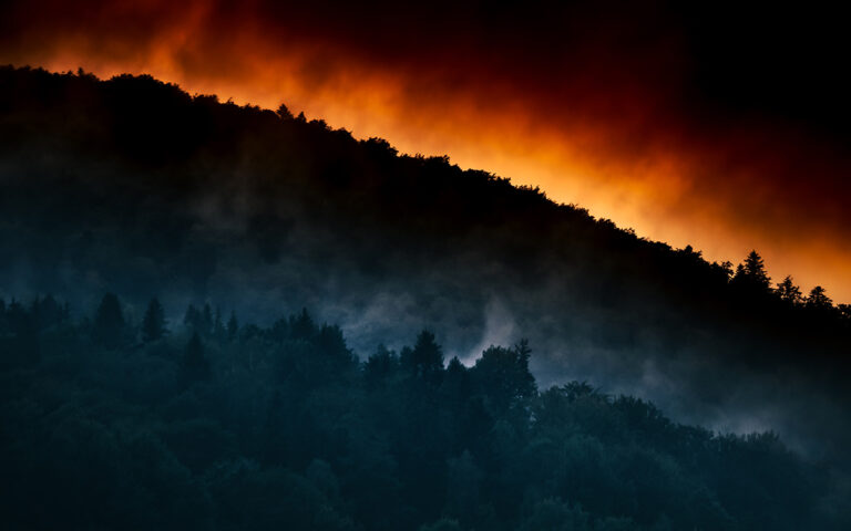 incendio, monte