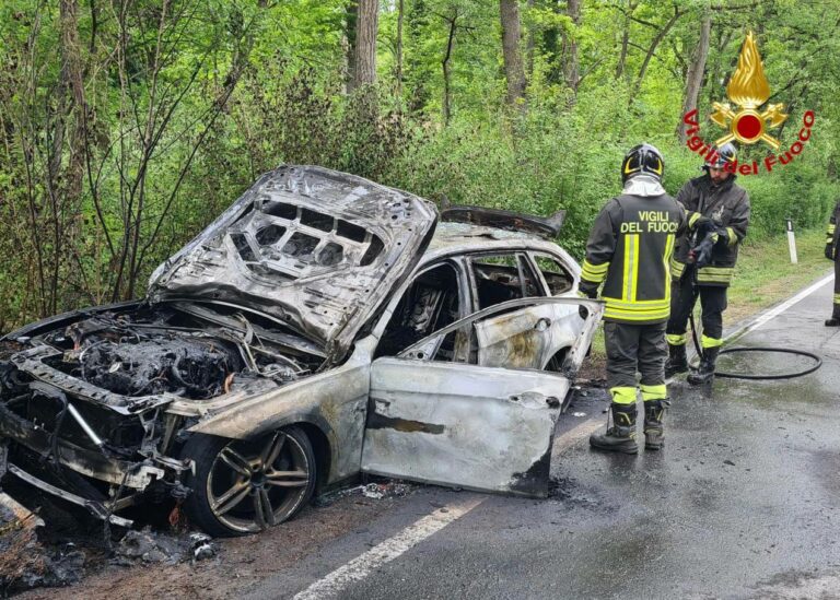 Incidente e incendio, Somma e Cadrezzate, provincia di Varese