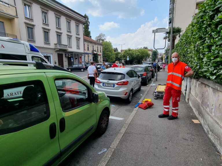 Ciclista investito a Somma Lombardo