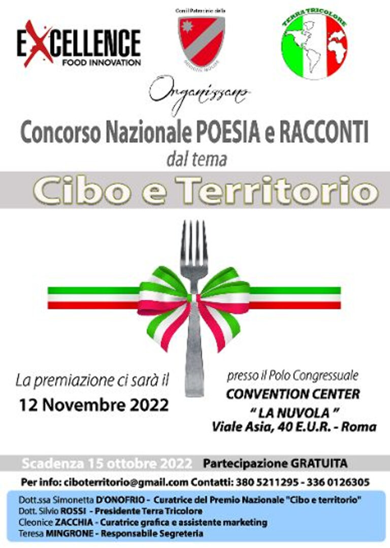 “Cibo e territorio”: premio letterario dedicato al territorio