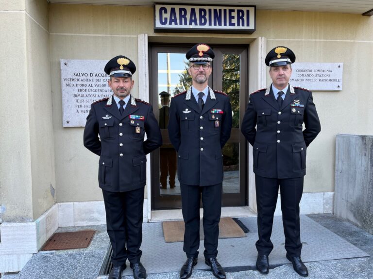 Il Capitano Vincenzo Piazza al Comando della Compagnia Carabinieri di Luino