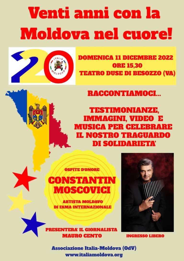 Besozzo, festa con l’Associazione Italia-Moldova