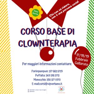 Corso Base Clownterapia 17-19 Febbraio 2023