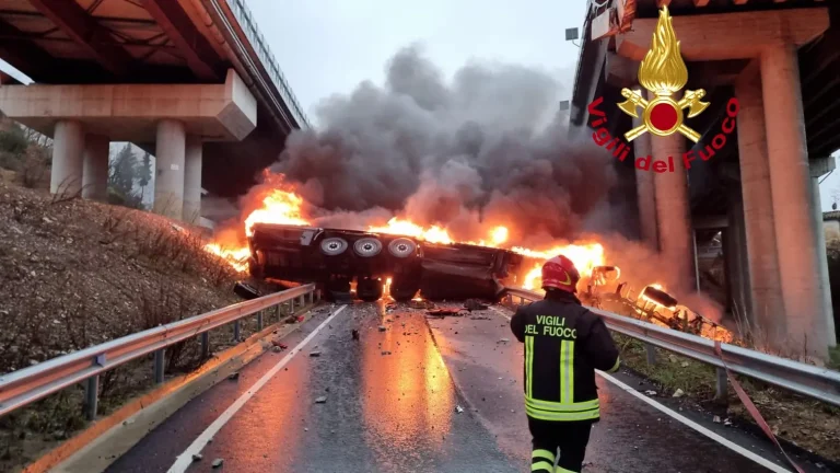 Autostrada del Sole, incidente mortale