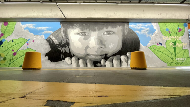 Street Art sostenibile con il Murales anti-smog al Centro Commerciale Carosello di Carugate