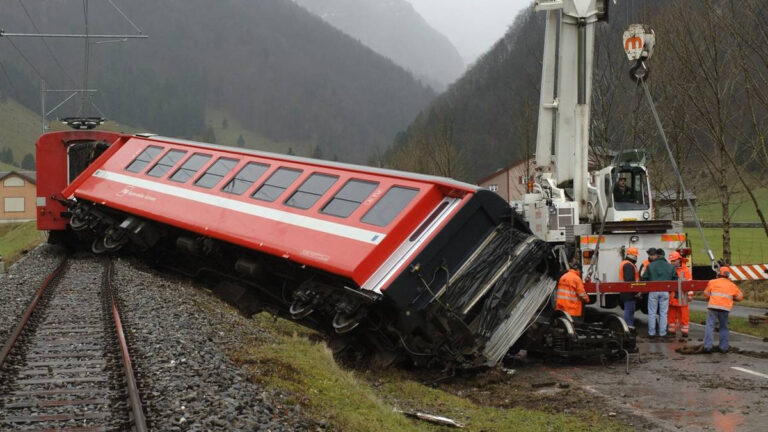 Treni deragliati in Svizzera