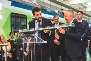 Il Ministro Matteo Salvini visita la Alstom a Savigliano