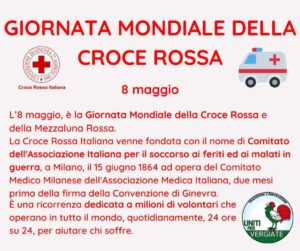 Croce Rossa Giornata Mondiale 