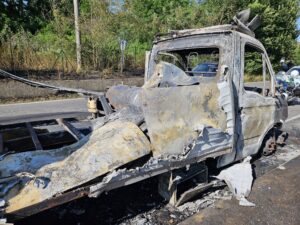 Il mistero del furgone bruciato a Somma Lombardo