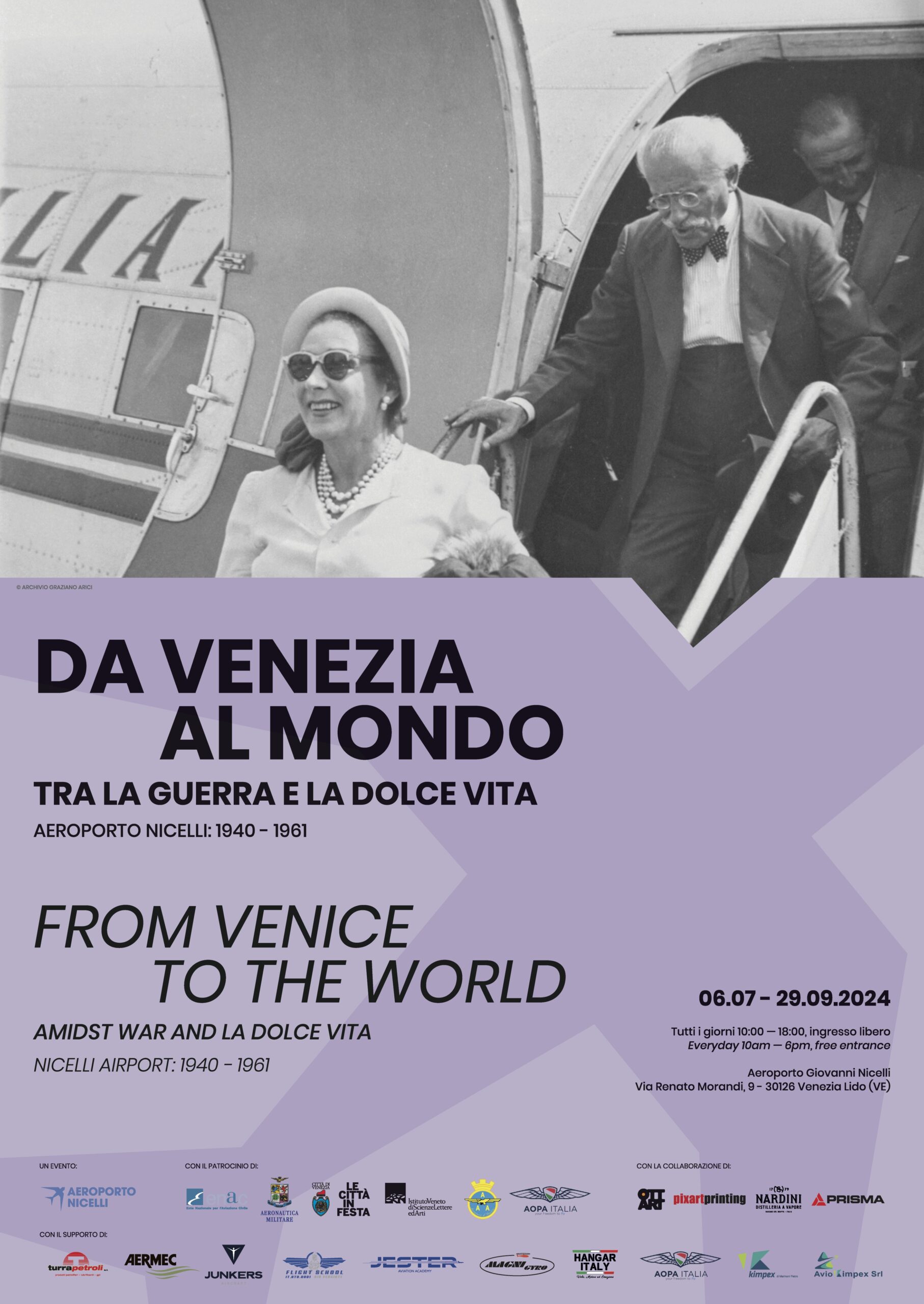 Da Venezia al mondo tra la guerra e la dolce vita Aeroporto Nicelli 1940 1961