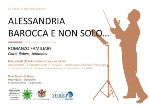 XV Festival Internazionale "Alessandria Barocca e non solo..." Duo Bassi-Solinas