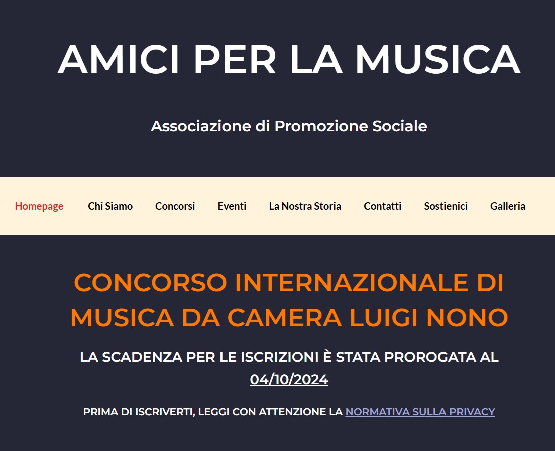 Concorso internazionale musica da camera