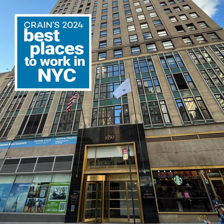 Studi legali: Tarter Krinsky inserito di nuovo tra i "Best Places to Work in NYC" di Crain's