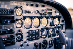 il cockpit di uno SF-260