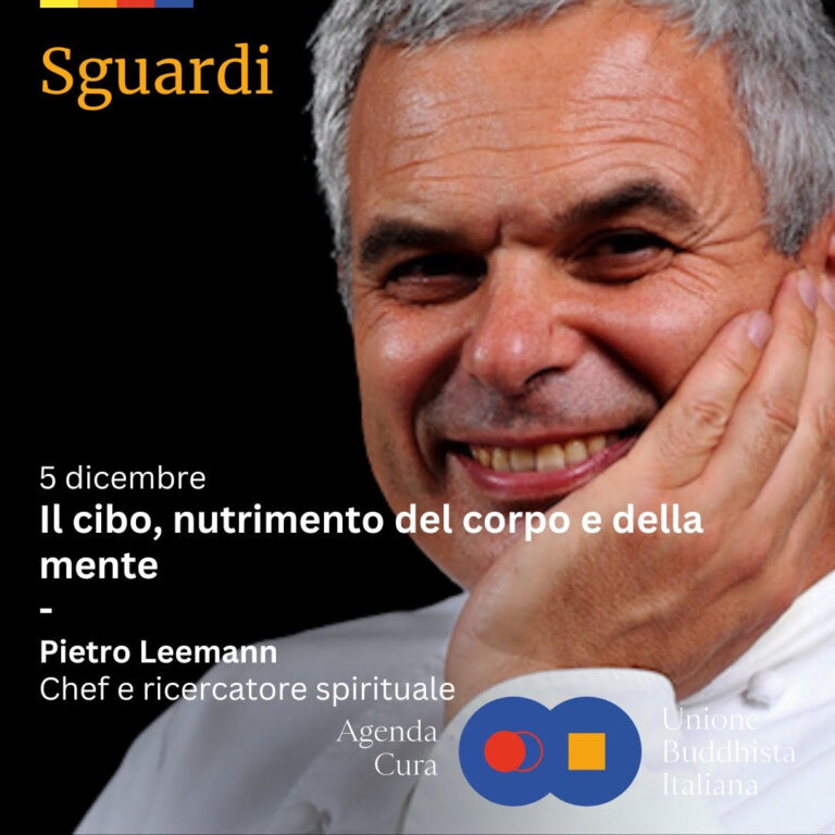 Il cibo, nutrimento del corpo e della mente, incontro dell'Unione Buddista Italiana