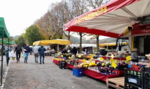 Il Mercato di Sesto Calende in Viale Lombardia